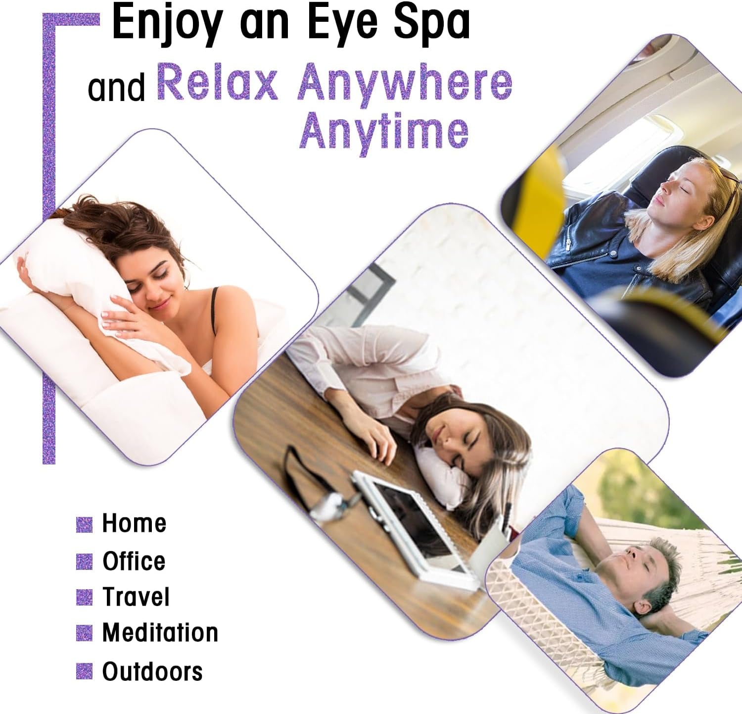 Steam Eye Mask for Travel Essentials, Sleep Mask,Warm Compress for Eyes, Heated Eye Mask Reduce Puffiness & Dark Circles, Hydrate & Soothe Tired Eyes, Self Care SPA Gifts for Women,20 Packs,Lavender