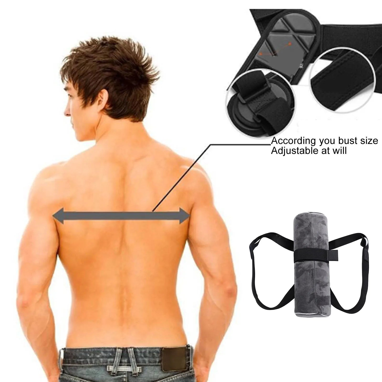 Side Sleeping Backpack Pillow Ergonomic Comfortable Slow Spine anti Snore Pillow Memory Foam for Bedroom